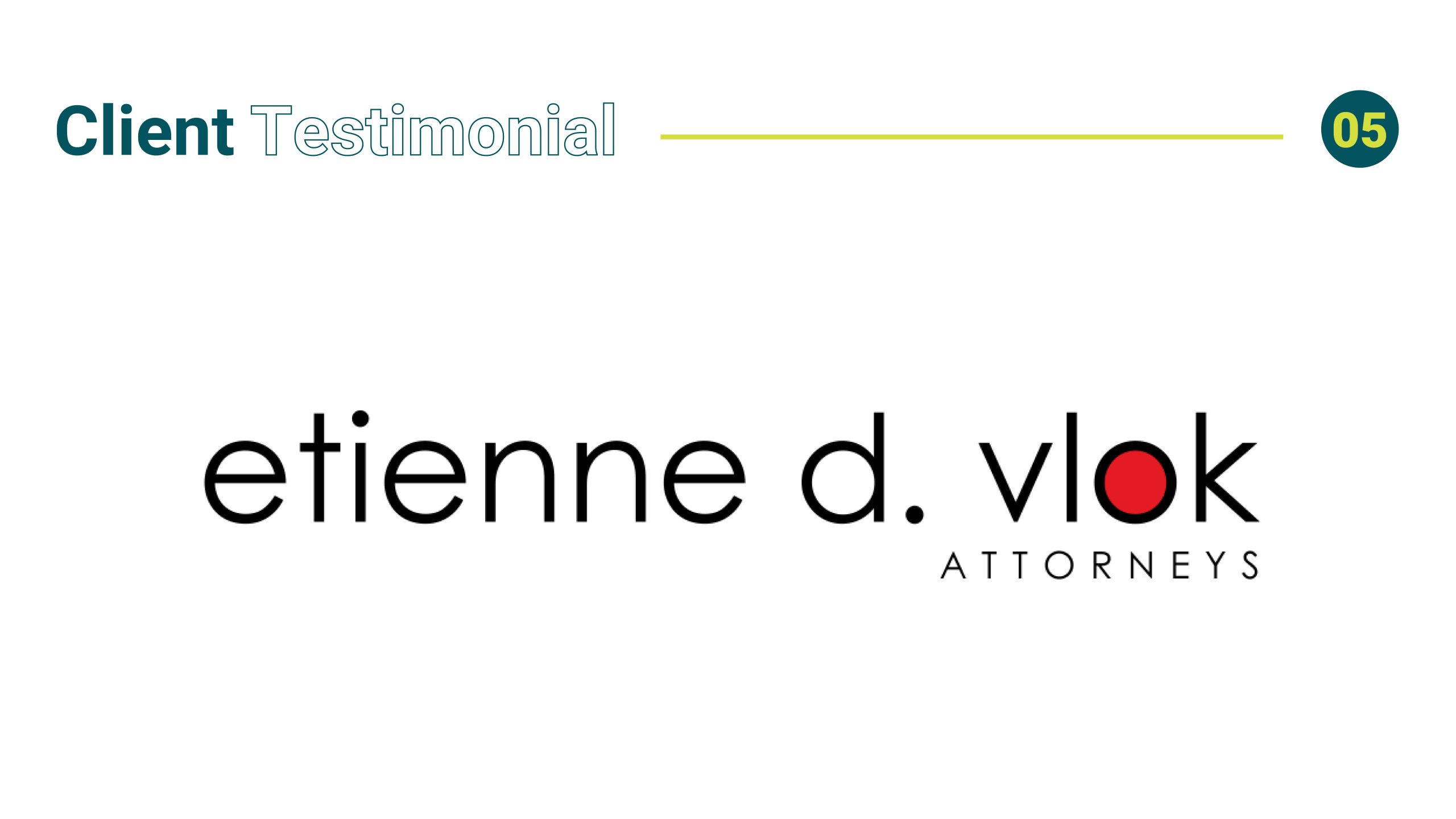 Etienne Vlok Attorneys - Quantim Legal Solutions | Legal Software For ...
